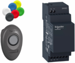 Harmony XB5 Wireless Batteryless Push Button Kit, 22mm, 24V DC