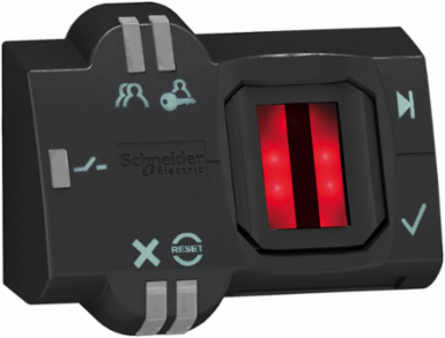 Electric XB5S2B2 Biometric Switch, 22mm, IP65, 24V DC, 0.17 kg, Fingerprint Reader