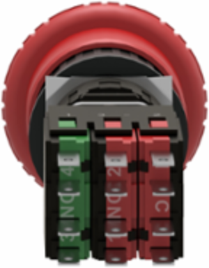 Emergency Stop Push Button 16mm Red Mushroom 30mm IP65