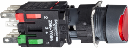 Harmony XB6 Complete Illuminated Push Button 16mm, IP65, 12-24V