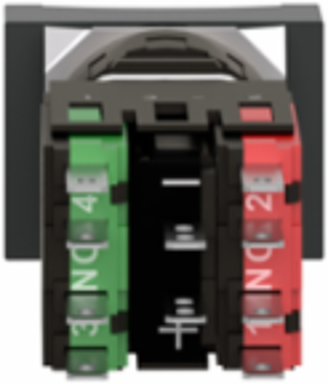Harmony XB6 Illuminated Push Button, Red Rectangular, 16mm, Latching, 12-24V