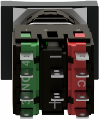 Harmony XB6 Green Illuminated Push Button 16mm, 12-24V, 1NO + 1NC, IP65