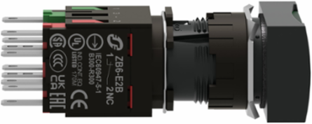 Harmony XB6 Green Illuminated Push Button 16mm, 12-24V, 1NO + 1NC, IP65