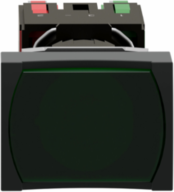 Harmony XB6 Green Illuminated Push Button 16mm, 12-24V, 1NO + 1NC, IP65