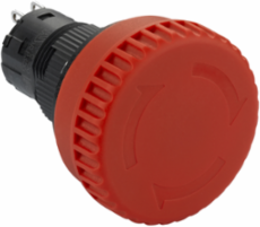 Harmony XB6E Emergency Stop Push Button 16mm Red, IP65, 2 NC