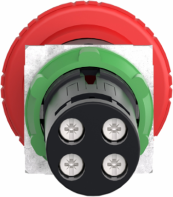 Emergency Stop Push Button, 22mm, Red Mushroom Head, 40mm