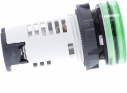 Monolithic Green Pilot Light 22mm, 24V AC/DC, IP65, Integral LED