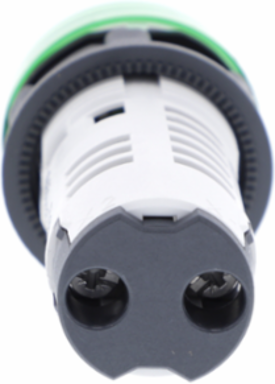 Monolithic Green Pilot Light 22mm, 24V AC/DC, IP65, Integral LED