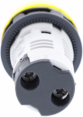 Harmony XB7 Yellow Monolithic Pilot Light, 22mm, 24V AC/DC, LED