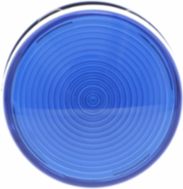 Harmony XB7 Monolithic Blue Pilot Light, 22mm, 24V AC/DC, IP65