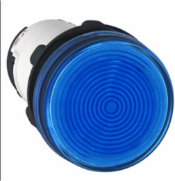 Harmony XB7 Monolithic Blue Pilot Light, 22mm, 24V AC/DC, IP65