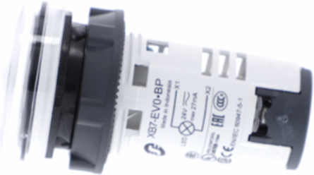 Harmony XB7 Pilot Light, 22mm, Clear LED, 110-120V AC, IP65