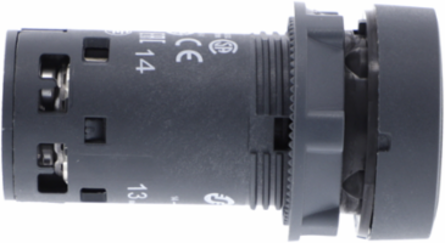 Harmony XB7 22mm Monolithic Push Button, Spring Return, Black, IP65