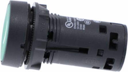 Harmony XB7 Green Push Button, 22mm, Spring Return, 1 NO, IP65