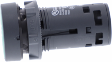Harmony XB7 Monolithic Push Button, 22mm, Green, Spring Return, IP65