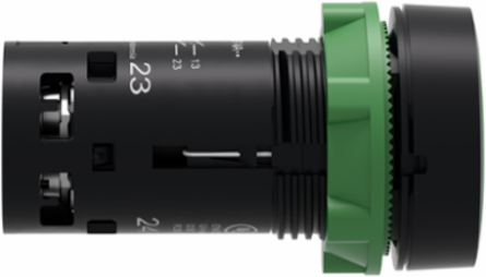 Harmony XB7 22mm Round Green Flush Push Button, IP65, 2NO, Spring Return