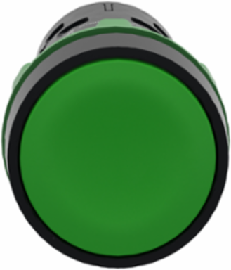 Harmony XB7 22mm Round Green Flush Push Button, IP65, 2NO, Spring Return