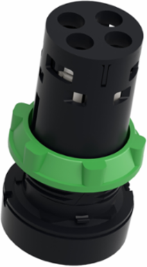 Harmony XB7 Green Push Button 22mm Spring Return 1NO+1NC