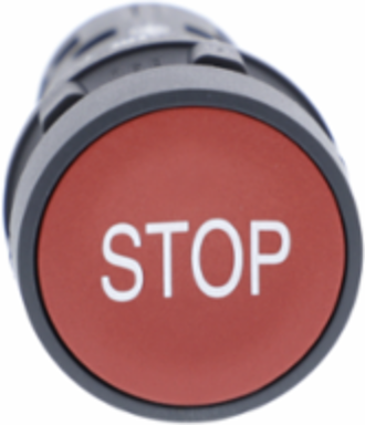 Harmony XB7 22mm Red Push Button, Spring Return, IP65, 1 NC