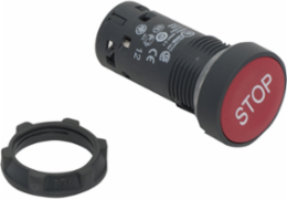 Harmony XB7 22mm Red Push Button, Spring Return, IP65, 1 NC
