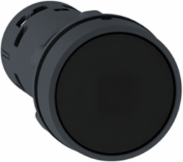 Harmony XB7 Round Black Flush Push Button 22mm, 1NO, IP65