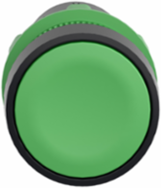 Harmony XB7 Green Monolithic Push Button 22mm, IP65, 1NO