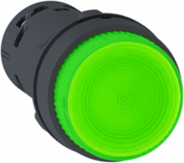 Harmony XB7 22mm Green Illuminated Push Button, 1NO, 24V AC