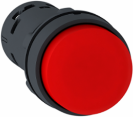 Harmony XB7 Red Push Button, 22 mm, IP65, Spring Return, 1 NO + 1 NC