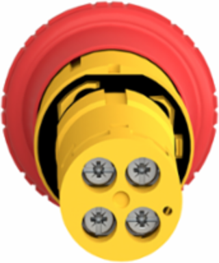 Harmony XB7 Emergency Stop Push Button, 40mm Red Mushroom, IP65