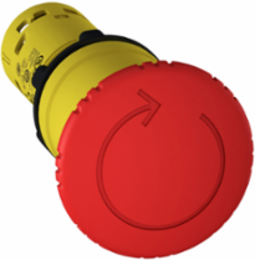 Harmony XB7 Emergency Stop Push Button, 40mm Red Mushroom, IP65