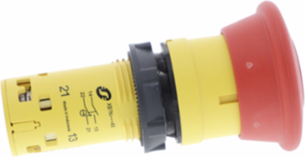 Harmony XB7 Monolithic Emergency Stop, 40mm Red Mushroom Push Pull, IP65