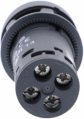Monolithic Illuminated Push Button, 22mm, Red, 24V AC/DC, IP65