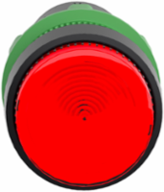 Harmony XB7 22mm Red Illuminated Push Button, 24V AC/DC, IP65