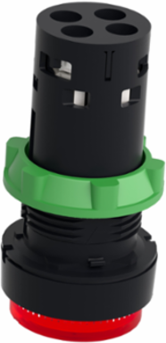 Harmony XB7 22mm Red Illuminated Push Button, 24V AC/DC, IP65