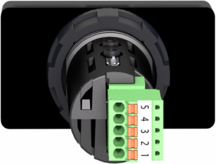 Display Module, Harmony XB5, 22mm, IP65, 4-Digit Red LED, 4-20 mA Input