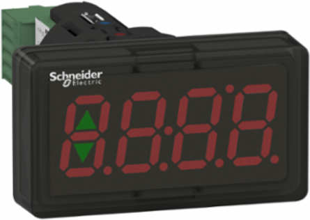 Display Module, Harmony XB5, 22mm, IP65, 4-Digit Red LED, 4-20 mA Input