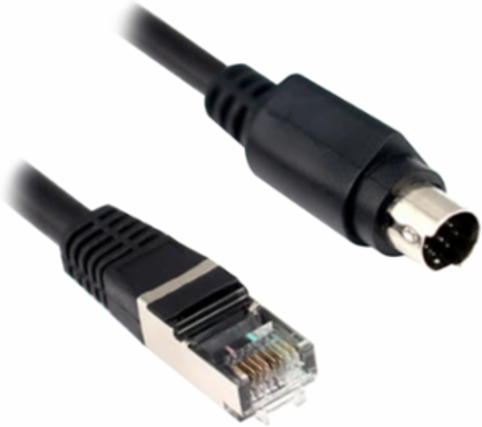 Uni-Telway/Modbus Serial Link Cable 2.5 m with Mini DIN & RJ45 Connectors