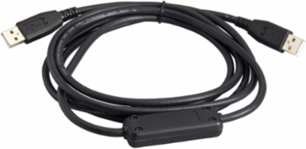 Magelis Application Transfer Cable 2.5m USB Male Connectors