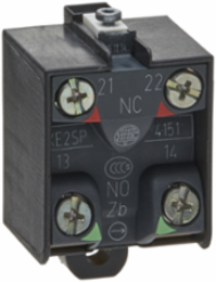 Harmony XPE Contact Block, 1 NO + 1 NC, Snap Action, 0.02 kg Weight