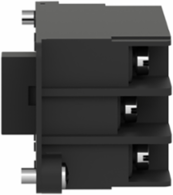 Harmony XAC Single Contact Block, 2NO+1NC, Spring Return, Front Mounting