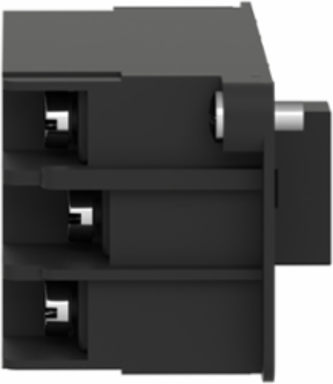 Harmony XAC Single Contact Block, 2NO+1NC, Spring Return, Front Mounting