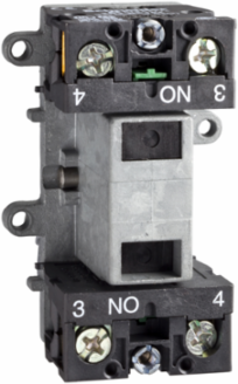 Harmony XAC Double Contact Latching Contact Block 1NO + 1NC Single Speed