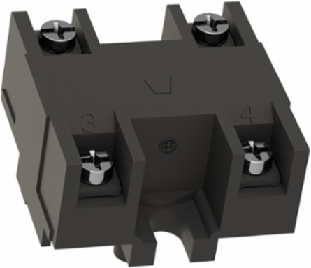 Harmony XAC Contact Block, 600V AC 10A, Spring Return, Front Mounting
