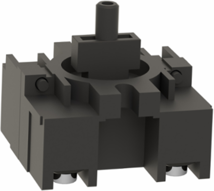 Harmony XAC Contact Block, 600V AC 10A, Spring Return, Front Mounting