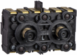 Harmony XAC Double Contact Block, 3-Pole, 3 NO, Spring Return, 200g