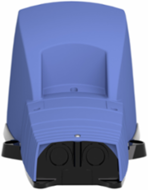 Harmony XPE Single Foot Switch, IP66, Blue, 2 Contacts (1NC+NO)