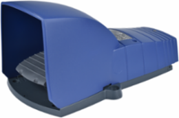 Harmony XPE Single Foot Switch, IP66, Blue, 1 NC + 1 NO