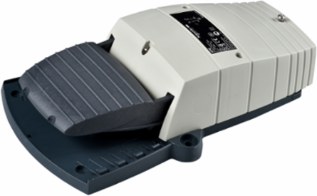 Harmony XPE Single Foot Switch, IP66, 1 NC + 1 NO, Plastic, Grey, 0.57 kg