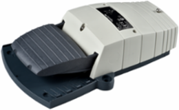 Harmony XPE Single Foot Switch, IP66, 1 NC + 1 NO, Plastic, Grey, 0.57 kg