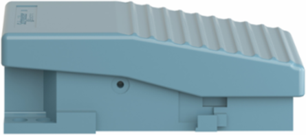 Harmony XPE Single Foot Switch, IP66, Metal, Blue, 1 NC + 1 NO, 1.2 kg